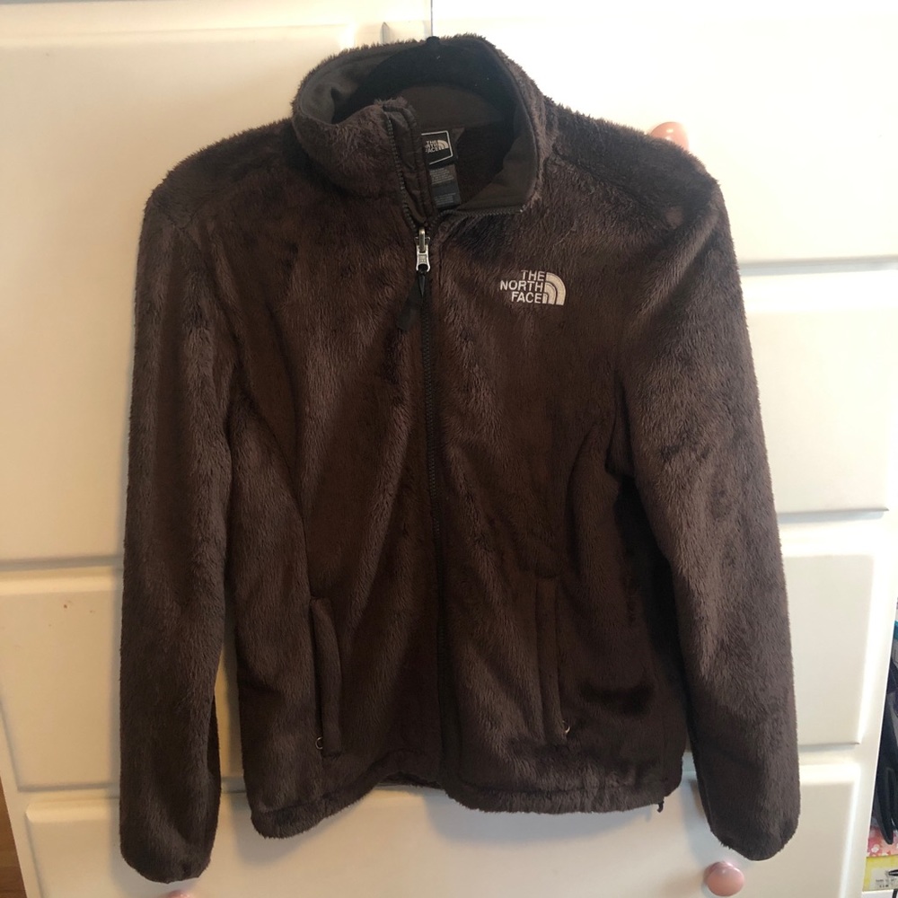 Brown Fuzzy Northface